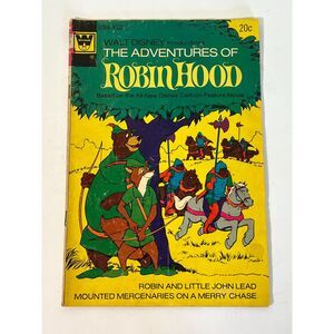 Vintage Comic - Walt Disney Productions The Adventures of Robin Hood (Mar. 1974)